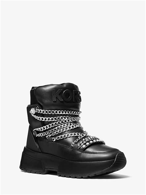 cassia michael kors|Cassia Leather Boot .